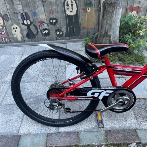 【4447】子供車　24インチ　前後タイヤ新品　13,800円（防犯・税込）