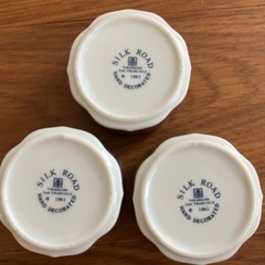 タカハシ サンフランシスコ 手書きペイント シルクロード 小物入れ３つの画像