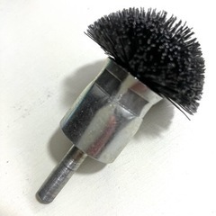 SK11 軸付カサ型ブラシ、新品(DIY)