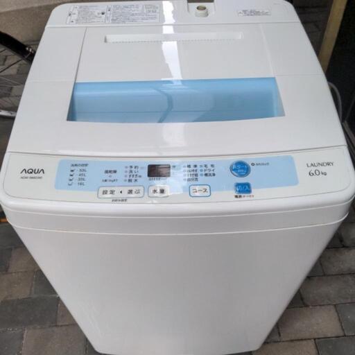 AQUA全自動洗濯機 2014年製 ＡQW-S60C\n\n