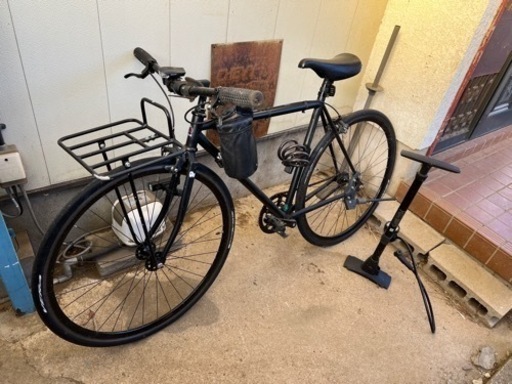 カスタムピストバイクFUJI FEATHERフラットバー仕様