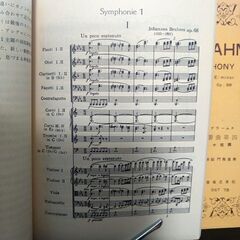 ブラームス交響曲　ポケットスコア　４冊の画像
