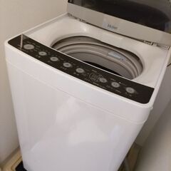 【お譲り先決まりました】洗濯機4.5kgハイアールJW-C45D...