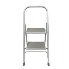24C377_ジ 折りたたみ2段ステップ 最大荷重100kg 日用雑貨 生活雑貨 DIY 中古【来店引き取り歓迎！】の画像