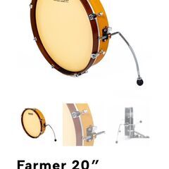 Farmer Foot Drums バスドラム・Pearlペダルの画像
