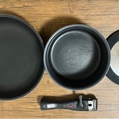 【取りに来てくださる方限定】アイリスオーヤマ鍋4点セット