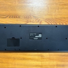 エレコム Bluetooth フルキーボード マルチペアリング対応 ブラック TK-FBM112BKの画像