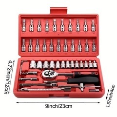 新品　ソケットレンチ46点セット