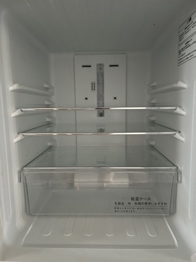 ◆右開き２ドア冷凍冷蔵庫 134L ガラスホワイト HR-G13B-W