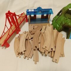 木製レールセットの画像
