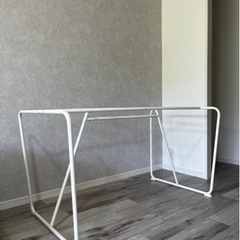 【廃盤】IKEA イケア BACKARYD バッカリード 下部フレーム ホワイト 白 z00247105の画像
