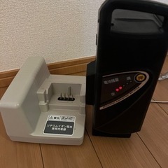 【取引中】パナソニック　電動自転車バッテリーと充電器