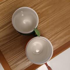 【値下げしました】✨未使用品✨☆スプーン付き　スープマグ☆　￥320食器、2組セットで￥500販売します!!の画像