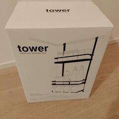 【さらに値下げ】山崎実業 【 レンジフード調味料ラック タワー 3段 】 tower の画像