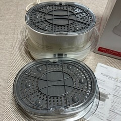 ティファール　卓上電気蒸し器　スチームクッカーの画像