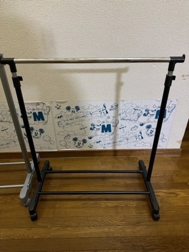 家具 収納家具 ハンガーラック 2セット