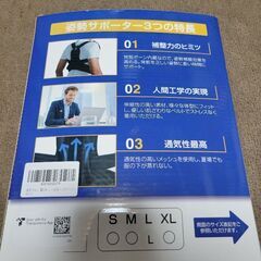 背筋　猫背　正しい背筋　新品の画像