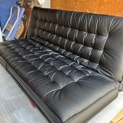 早い者勝ち！1年使用　中古　ニトリ　ソファーベッド　黒