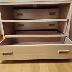 【お取引未定】★押入れタンス　二重引き出しの画像