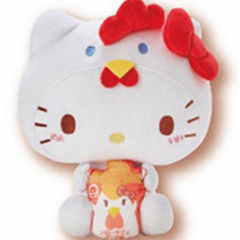 からあげクン×サンリオくじ　②ぬいぐるみ ハローキティの画像