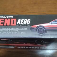 トヨタ　スプリンタートレノ　AE86　ラジコン　色赤黒ツートン　人気車種　新品未開封品の画像