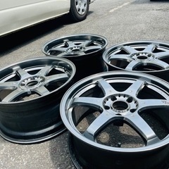 希少○レイズボルクレーシング軽量鍛造TE37.19インチアルミホイールの画像