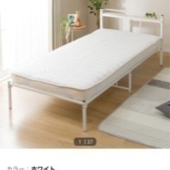 家具 ベッド シングルベッドの画像