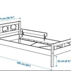 家具 ベッド シングルベッドの画像