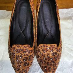 ヒョウ柄パンプス中古美品
