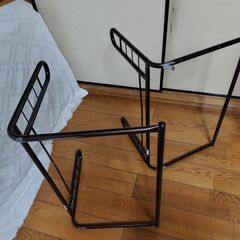 2点セット　介護用サイドレール　ベットガード　日本製　キーペット トライ　ブロンズ色　シーリージャパン　ベッドガード キーペットトライ 兼用立ちあがり補助具の画像
