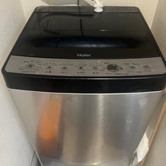 【洗濯機】無機質 ステンレスブラック 5.5kgの画像