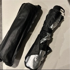 新品　傘型 フロント 車 日よけ 折りたたみ傘 紫外線対策 遮光 断熱の画像