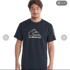 【新品】クイックシルバー　ラッシュガード　メンズM 黒