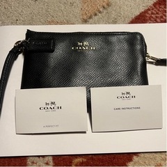 コーチ　COACH コーナー　ジップ　リストレット　財布