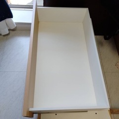 ニトリ　ベッドフレーム シングル 収納ありの画像