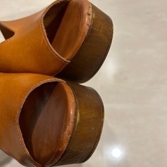 ウェッジソールサンダル　の画像