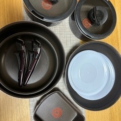 取っ手の取れるティファール12点セット