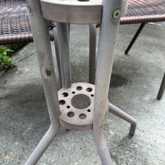 ガーデンテーブル、ガーデンイスのセット[6/24まで］の画像