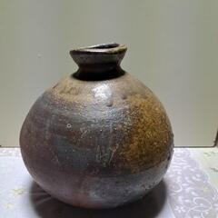 備前焼　壺　花入れ　古美術　骨董品の画像