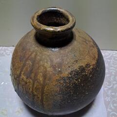 備前焼　壺　花入れ　古美術　骨董品の画像