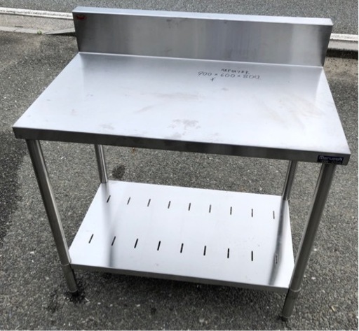 ⭐︎中古品　マルゼン　作業台　900×600×800mm   厨房用品⭐︎
