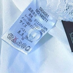 チャオパニック　レースシフォン　バルーンブラウス　Mの画像