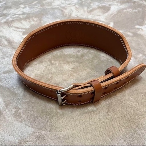 Lサイズ】ゴールドジム プロレザーベルト トレーニング パワーベルト