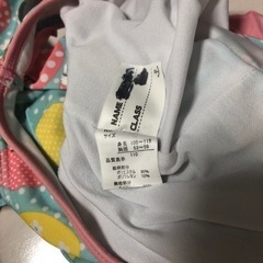 女の子 水着 ワンピース 110 双子の画像