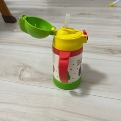 スケーター 両手ストローステンレスマグ 240ml はらぺこあおむしの画像