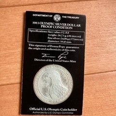 ロサンゼルスオリンピック記念銀貨！の画像