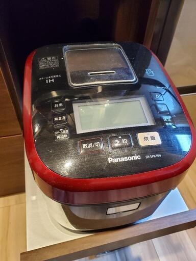 【良品】パナソニック 5.5合 炊飯器 Wおどり炊き SR-SPX104