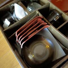 九谷焼昭和レトロ食器　コップ　グラス　徳利　生活雑貨 食器の画像