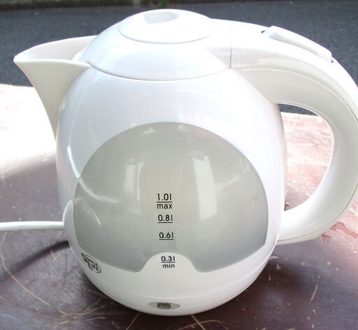 ☆SLS株式会社 WK-29 電気ケトル 1.0L◆サッと沸く手軽さが好評