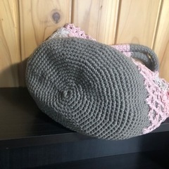 ハンドメイド★サマーニットバックの画像